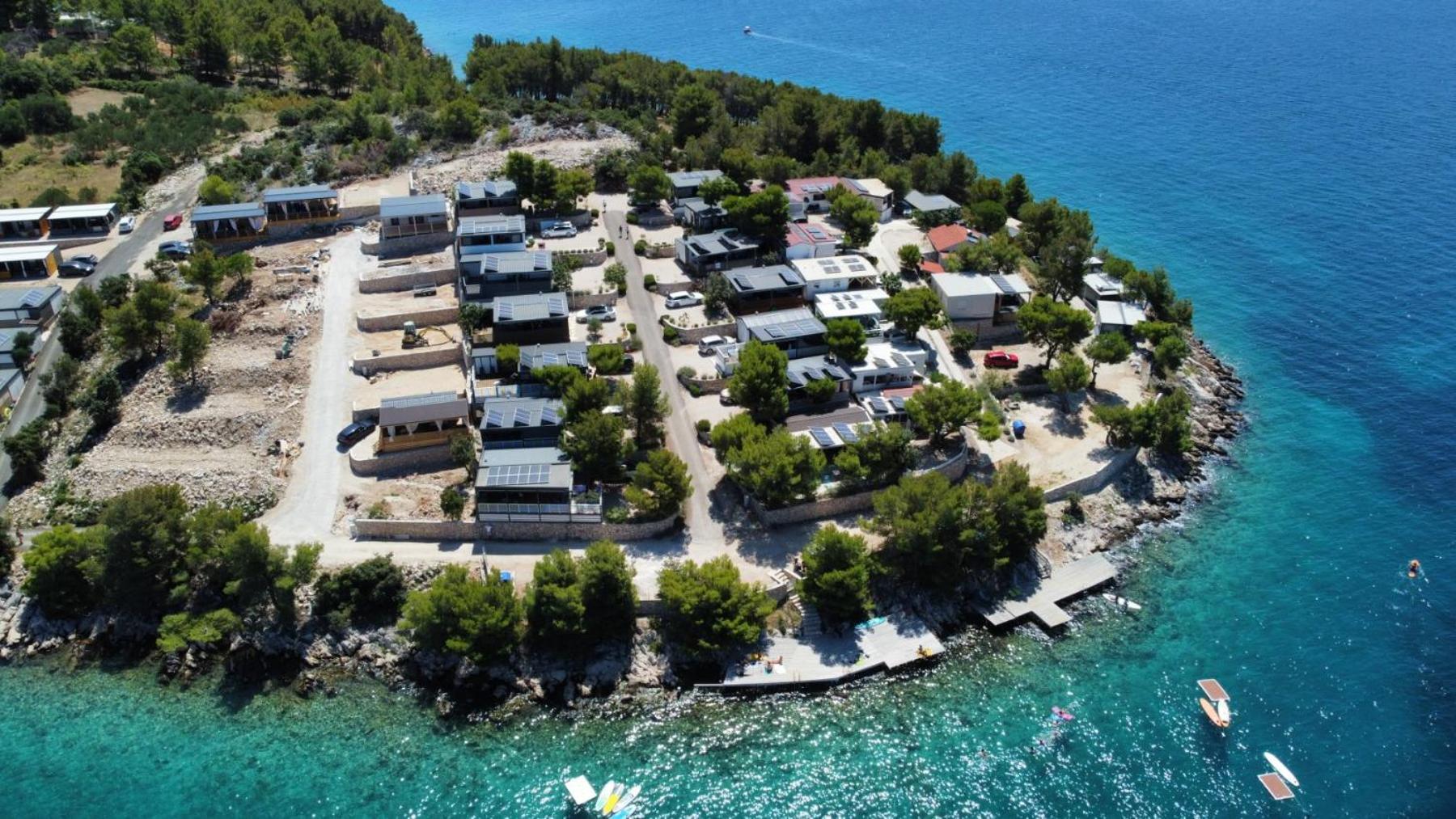 Hipo Camp Mobil Home Arta Pakoštane Eksteriør bilde